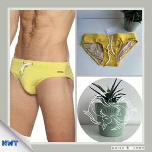 Parke & Ronen - Solid Meridian Brief - Sunflower Yellow (M)